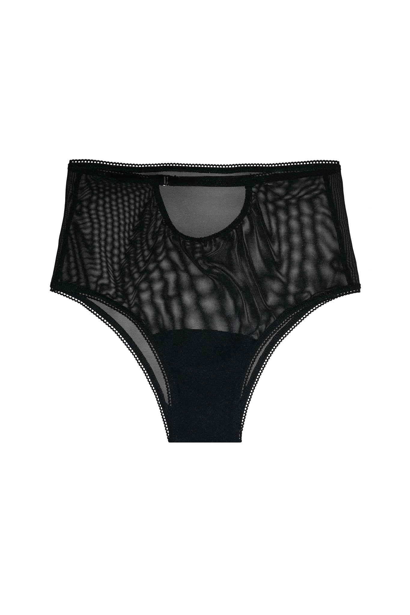 Black Signature Mesh Panties - ShopperBoard